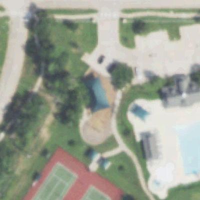 Aerial photo of Longwood Trace Park Playground