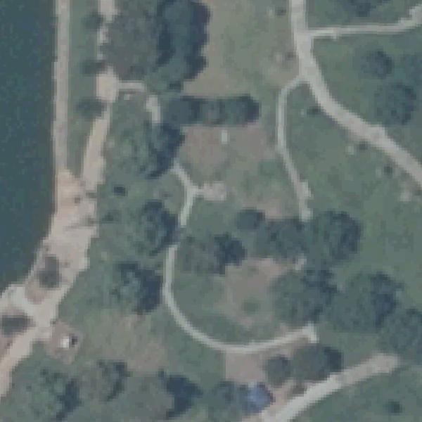 Aerial photo of Lorenzi Park