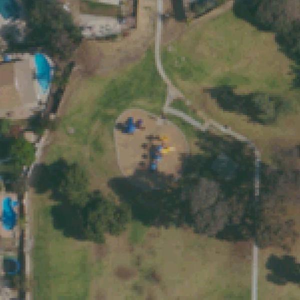 Aerial view of Los Ninos Park