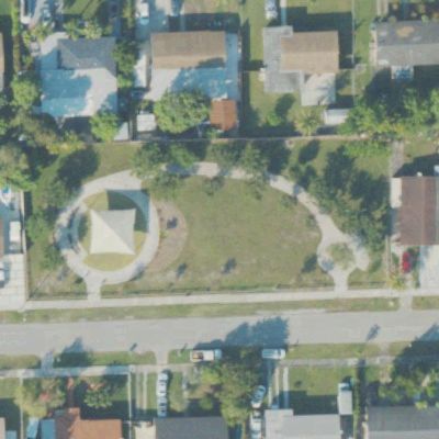 Aerial view of Losner Park