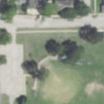 Aerial photo of Love Park