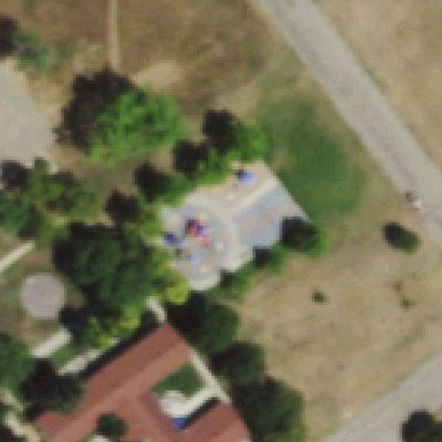 Aerial photo of Lowry Park