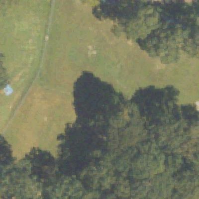 Aerial view of Lucius D. Simon, Sr. Memorial Park at South Atlanta