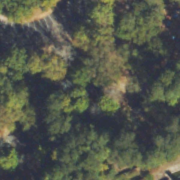 Aerial view of Lucky Shoals Park