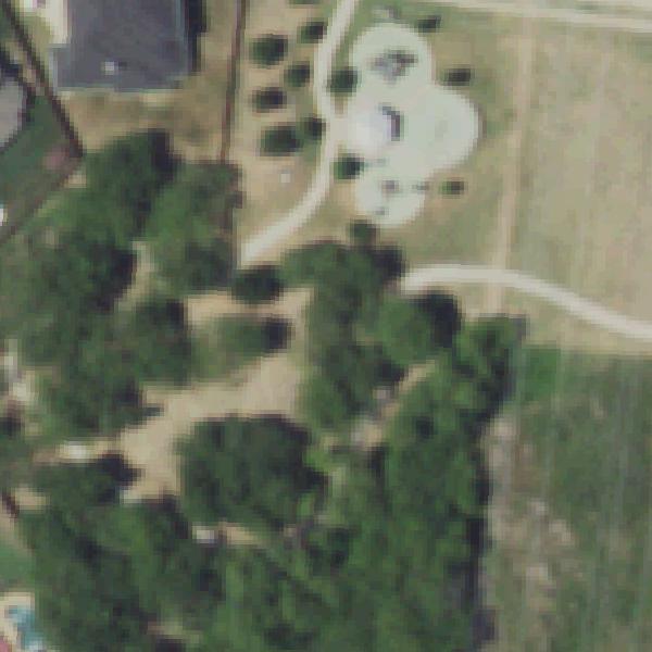 Aerial view of Lucretia & Gary Mills Park