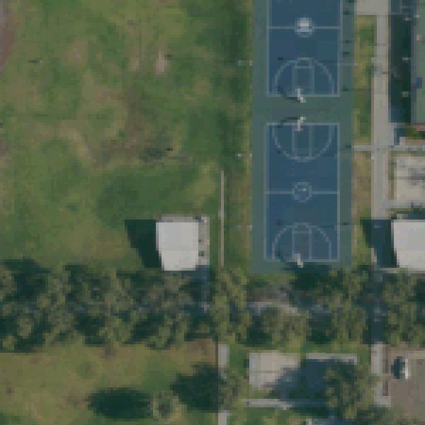 Aerial view of Mackenzie Creek Park