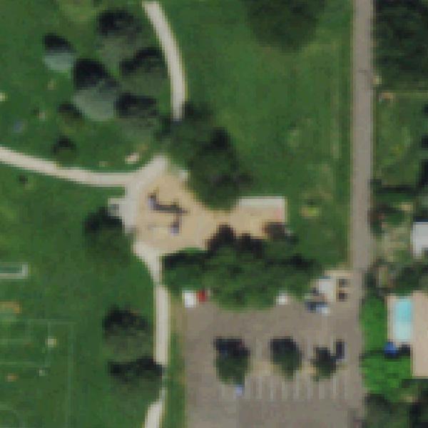 Aerial photo of Magna Carta Park