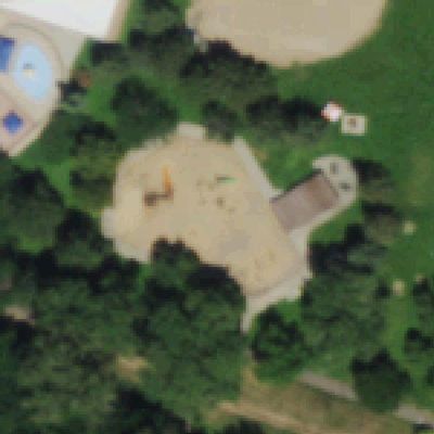 Aerial photo of Mamie D Eisenhower Park