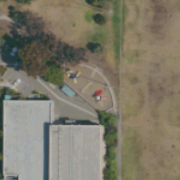 Aerial view of Mandell Weiss Eastgate Park