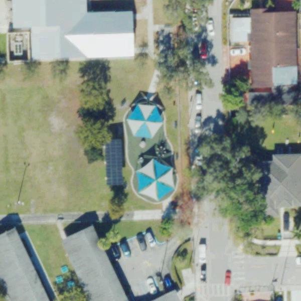 Aerial view of Manolo Reyes Park (West End)