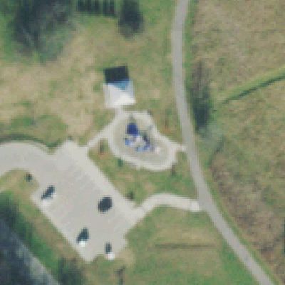 Aerial photo of Mansker Creek Park