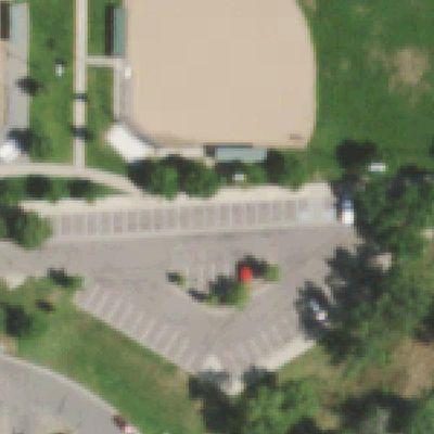Aerial photo of Manwaring field