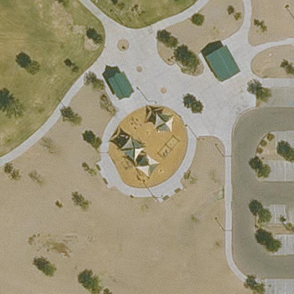 Aerial view of Manzanita Park