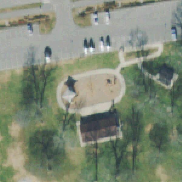 Aerial photo of Marcella Vivrette Smith Park