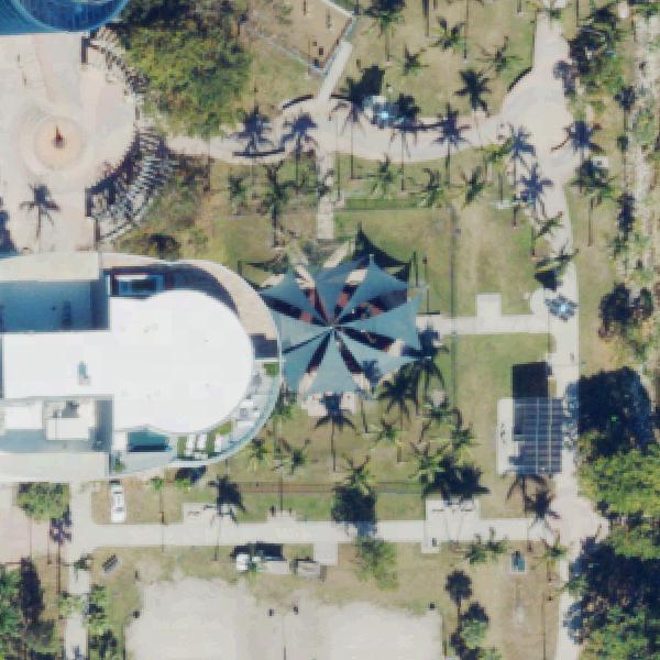 Aerial view of Margaret Pace Park