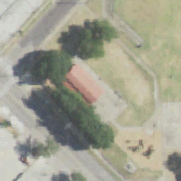 Aerial view of Maria Luna Park