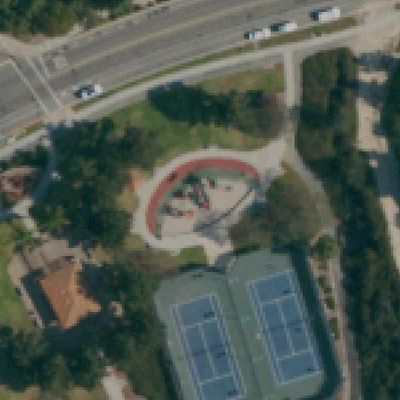 Aerial view of Marisol Park