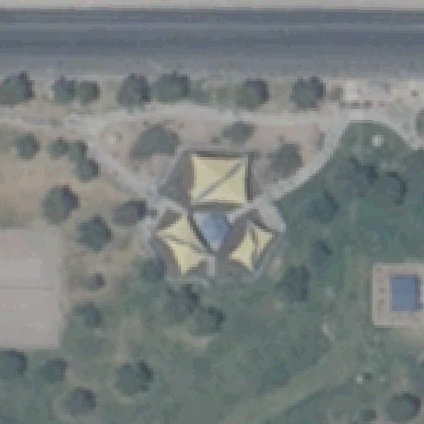 Aerial photo of Martin Luther King Park
