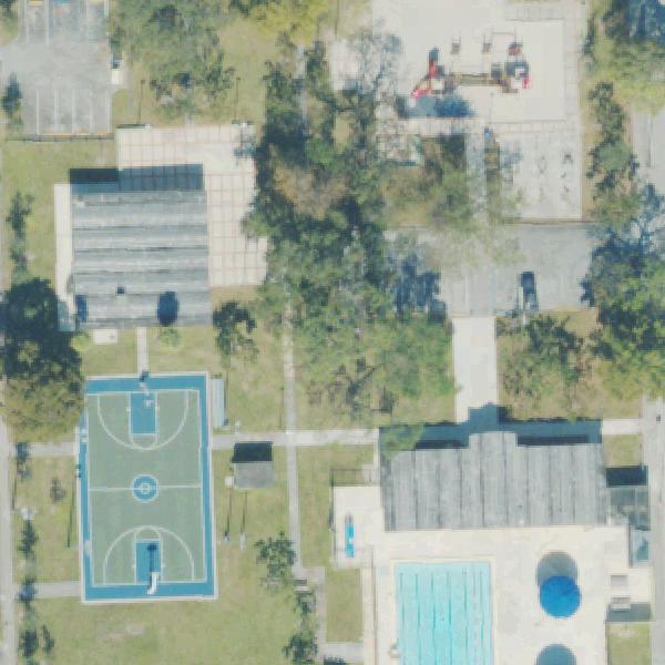 Aerial view of Marva Y. Bannerman Park