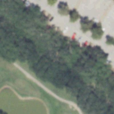 Aerial photo of Marvin Taylor Exercise Trail
