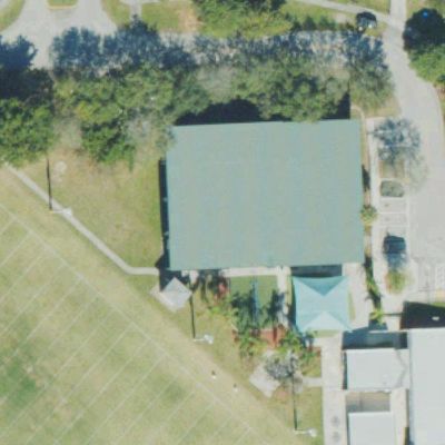 Aerial view of Mary Saunders Park