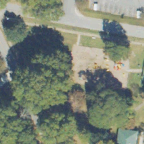 Aerial view of Massengale City Park
