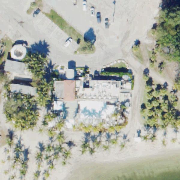 Aerial view of Matheson Hammock Park & Marina