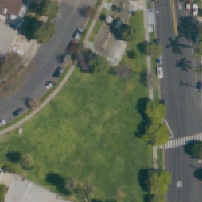 Aerial view of Mathewson Park
