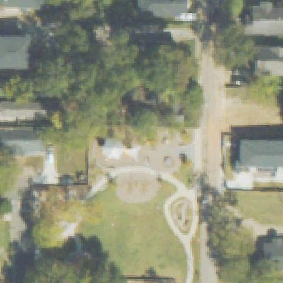 Aerial view of Mattie Freeland Park