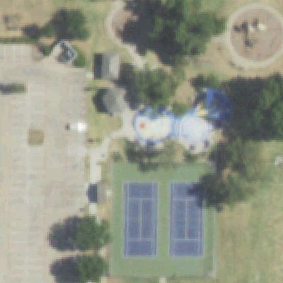 Aerial view of Mattie Nash-Myrtle Davis Park