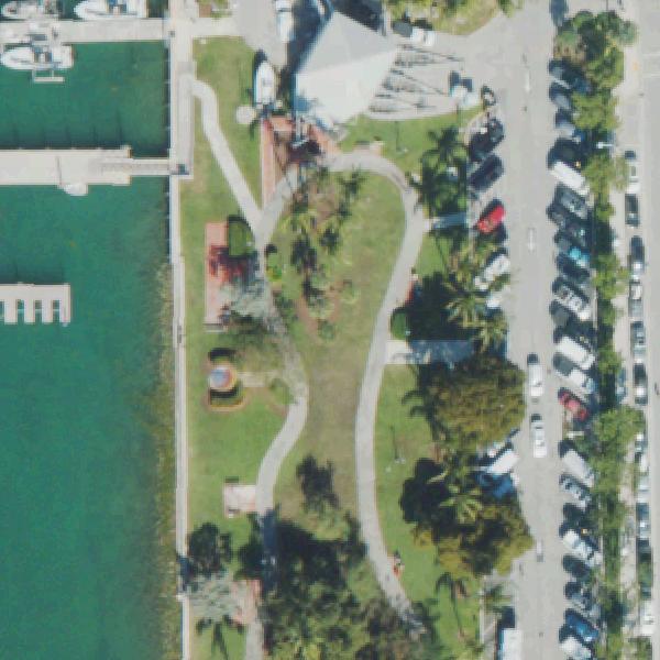 Aerial view of Maurice Gibb Memorial Park