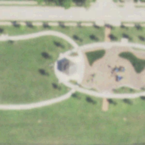 Aerial photo of Mayfield Park