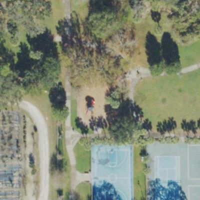 Aerial photo of Mayor Carl T. Langford Park