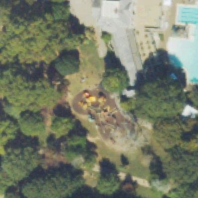 Aerial view of Mayor's Grove Playground