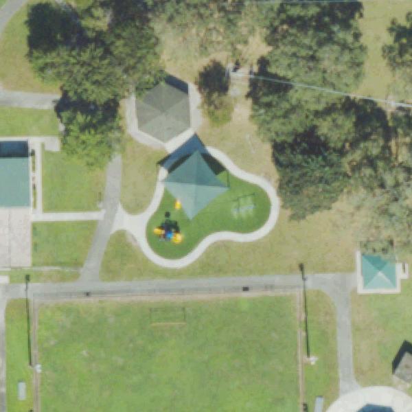 Aerial view of Mc Tyre Park
