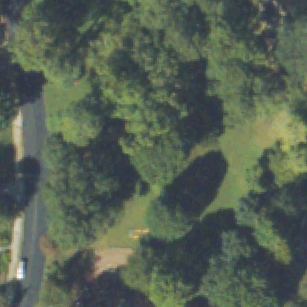 Aerial view of McClatchey Park