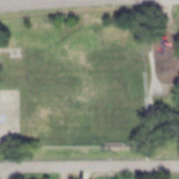 Aerial photo of McCullough Park
