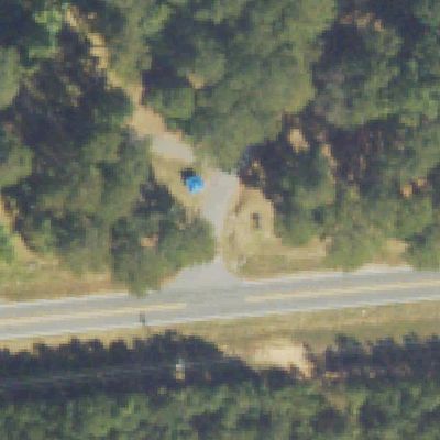 Aerial view of McCurry Park Picnic Area & Walking Trails