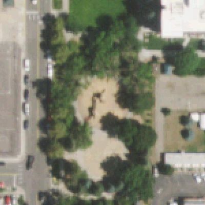 Aerial photo of McIlvoy Park