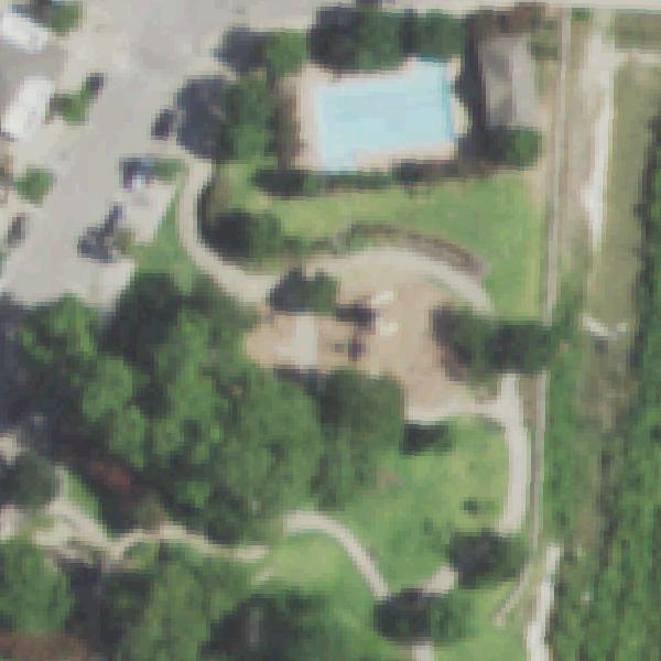 Aerial view of McKamy Spring Park Playground