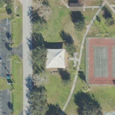 Aerial view of McKibbin Park