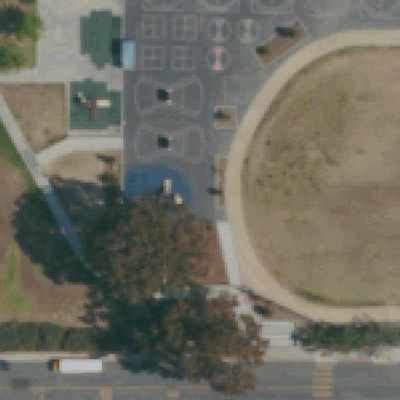 Aerial view of McKinley Elementary Joint Use Park