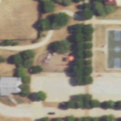 Aerial view of McPherson Park Playground