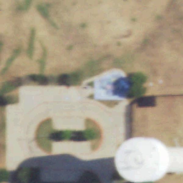 Aerial view of McPherson Park Splashpad