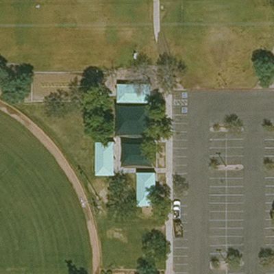 Aerial view of McQueen District Park