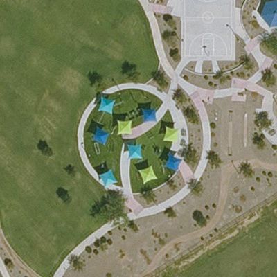 Aerial view of Meadowbrook Park