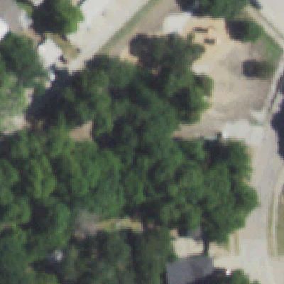 Aerial view of Meadowcreek Branch Park