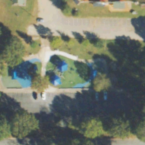 Aerial view of Medlock Park Playground