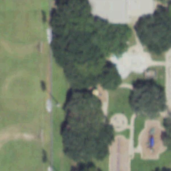 Aerial view of Melrose Kids Play Park & Soccer Fields