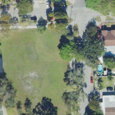 Aerial view of Melrose Park